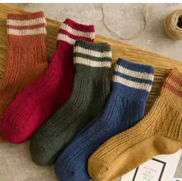 Cozy Winter Cotton Socks